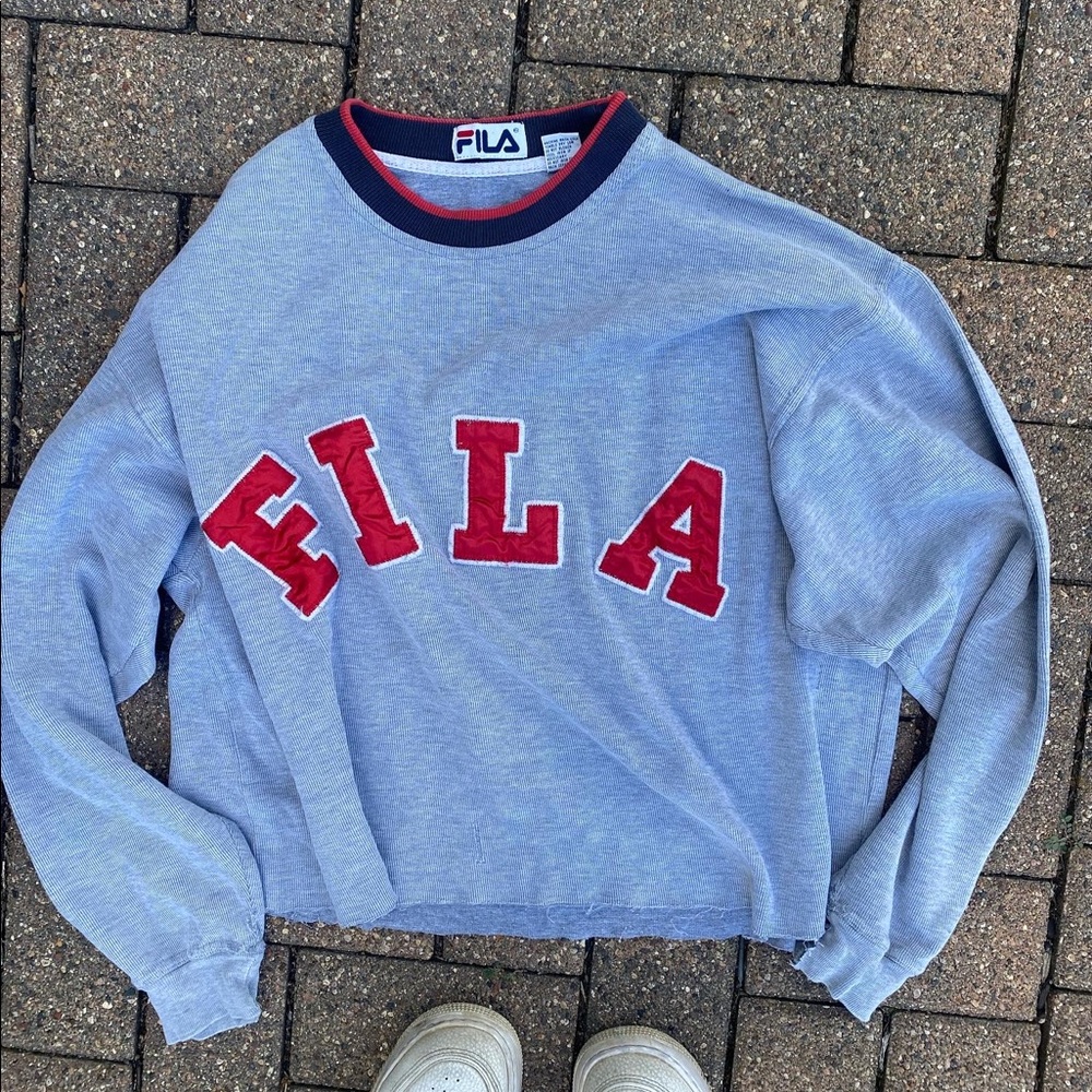 vintage fila hoodie